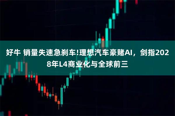 好牛 销量失速急刹车!理想汽车豪赌AI，剑指2028年L4商业化与全球前三