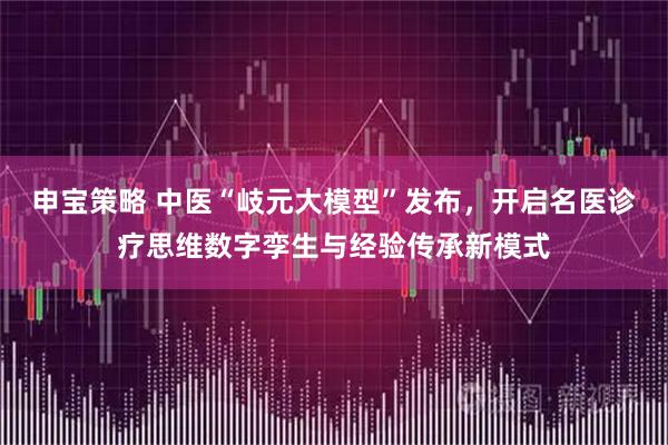 申宝策略 中医“岐元大模型”发布，开启名医诊疗思维数字孪生与经验传承新模式